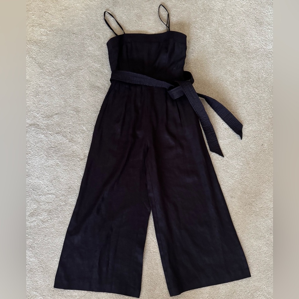 J.Crew Linen Wide Leg Jumpsuit